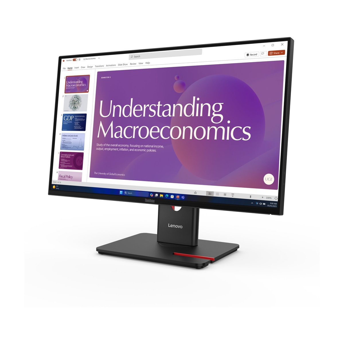 Lenovo ThinkVision Mainstream T Series Monitors Singapore | Business Displays | Contact for Pricing
