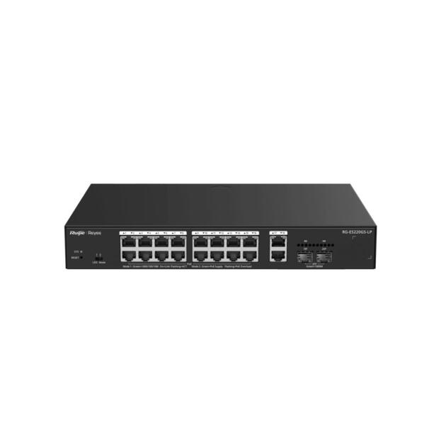 Ruijie Reyee RG-ES220GS-LP 16-port Gigabit PoE+ cloud managed switch