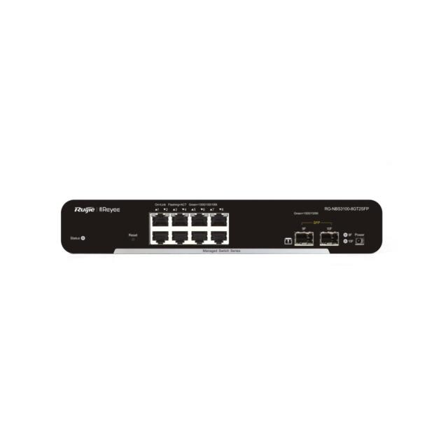 Ruijie Reyee RG-NBS3100-8GT2SFP 8-port Gigabit L2 managed switch with 2 SFP slots
